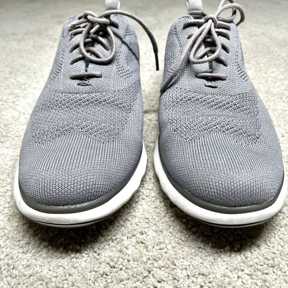 Cole Haan 3.Zerogrand Knit Wingtip Sneakers Size 8.5 Oxford Casual Shoes Gray main image 12